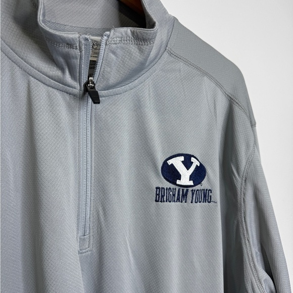 Rivalry Threads Brigham Young Gray Long Sleeve Men's Top (2XL) - Picture 3 of 5